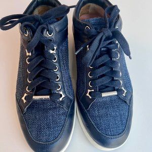 Jimmy Choo Navy Sneakers